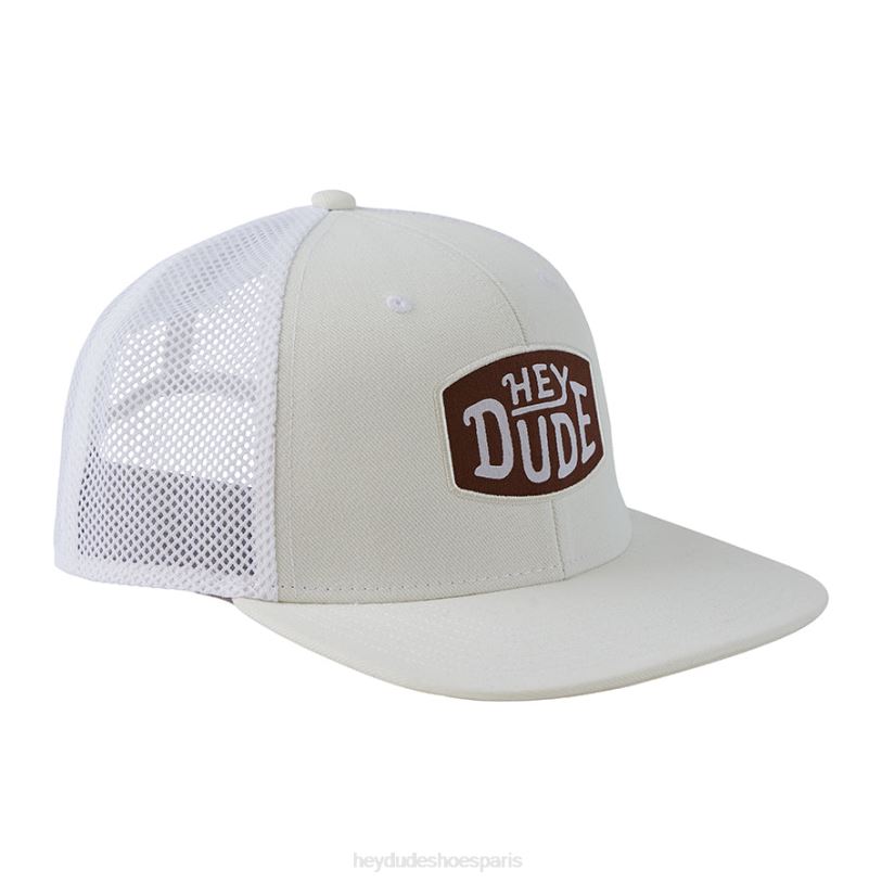 Hey Dude unisexe casquette de camionneur Z628B270 accessoire crème