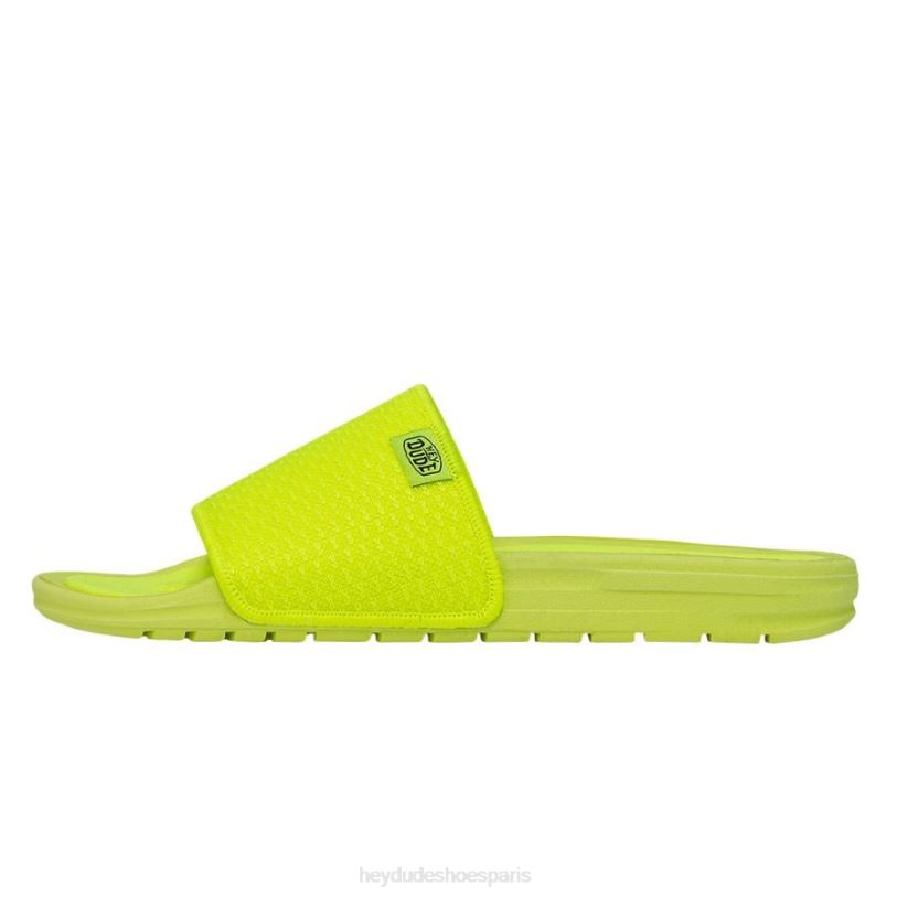 Hey Dude femmes tricot Chandler Z628B253 chaussures jaune fluo