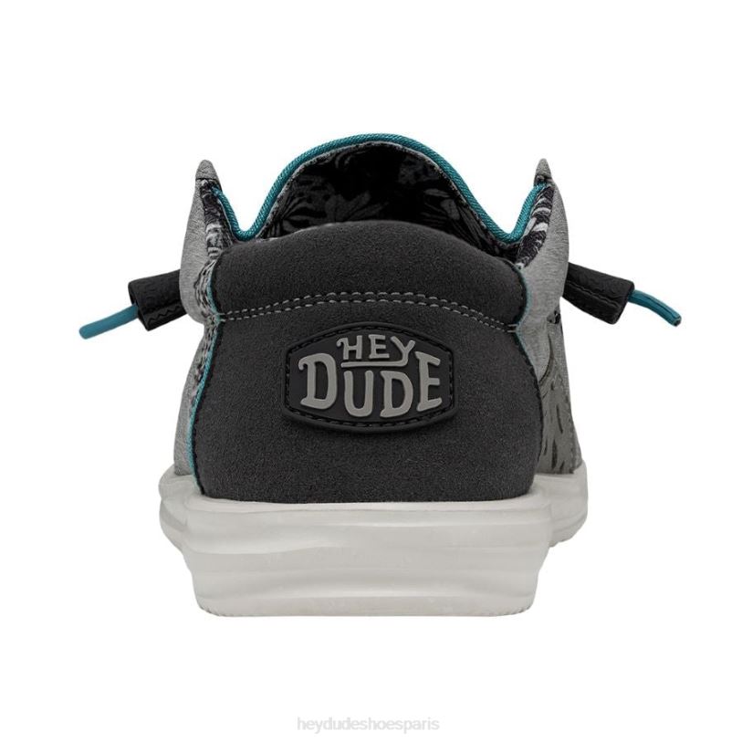 Hey Dude Hommes Wally H2O Z628B408 chaussures graphite