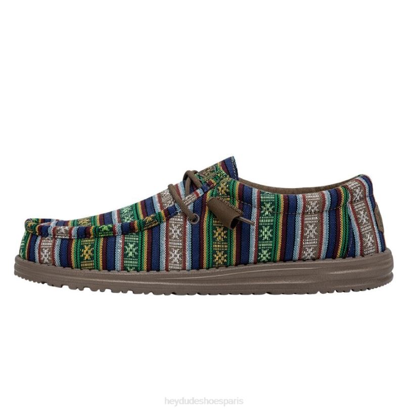 Hey Dude Hommes Wally Sérape Z628B438 chaussures canyon bleu