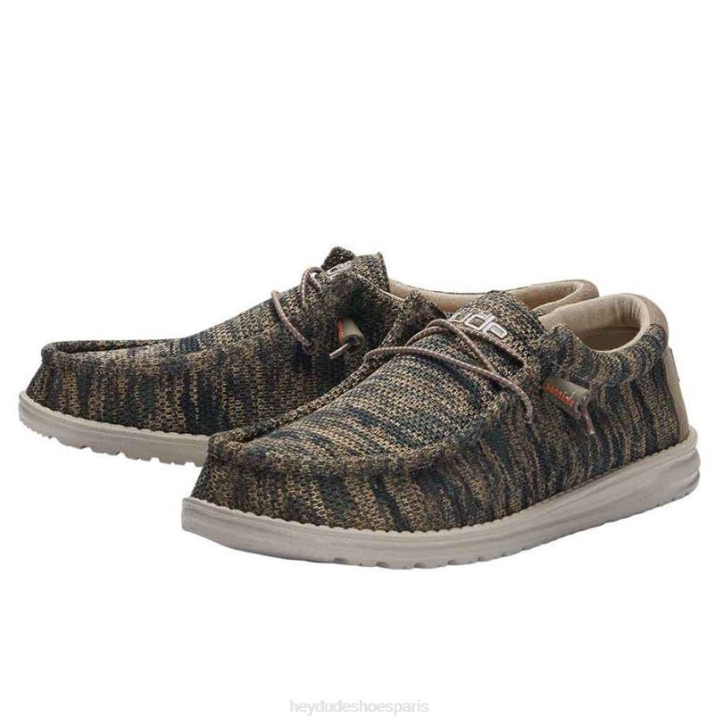 Hey Dude Hommes Wally Sox Z628B331 chaussures camouflage boisé