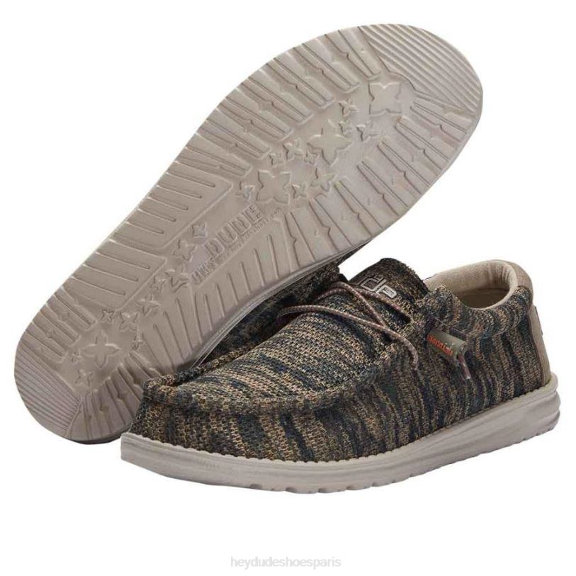 Hey Dude Hommes Wally Sox Z628B331 chaussures camouflage boisé