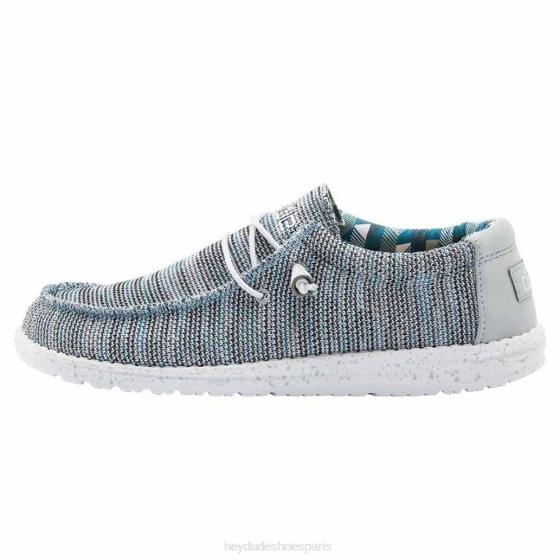 Hey Dude Hommes Wally Sox Z628B336 chaussures gris glace