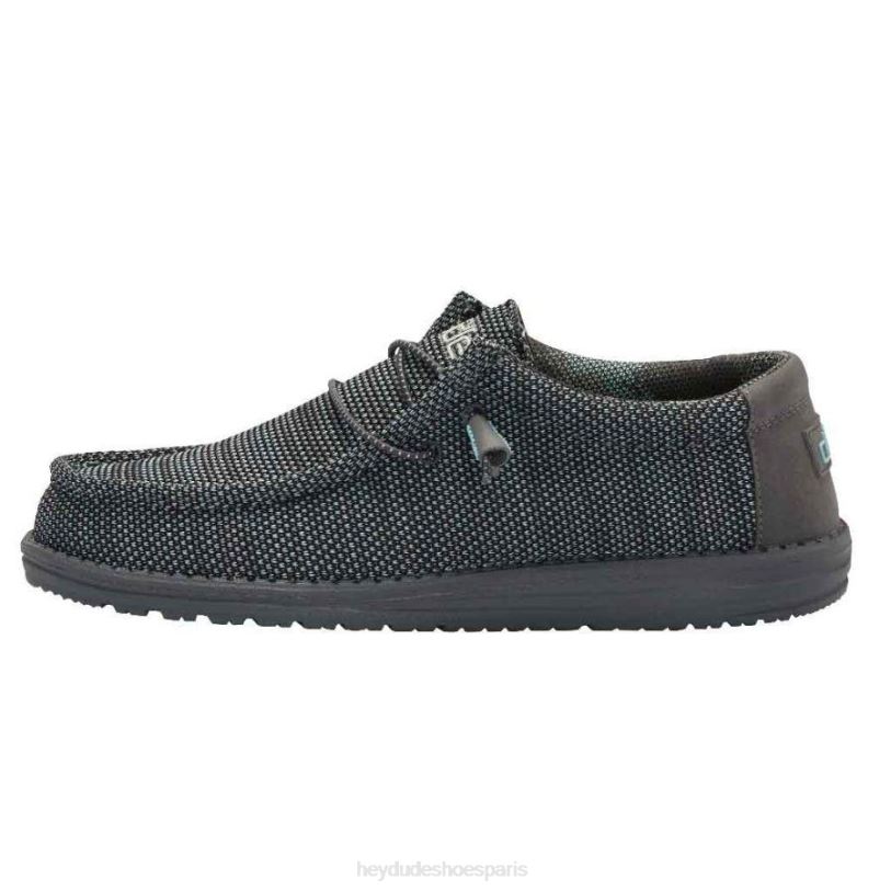 Hey Dude Hommes Wally Sox Z628B346 chaussures asphalte azur