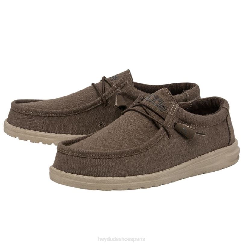 Hey Dude Hommes Wally Z628B399 chaussures chocolat