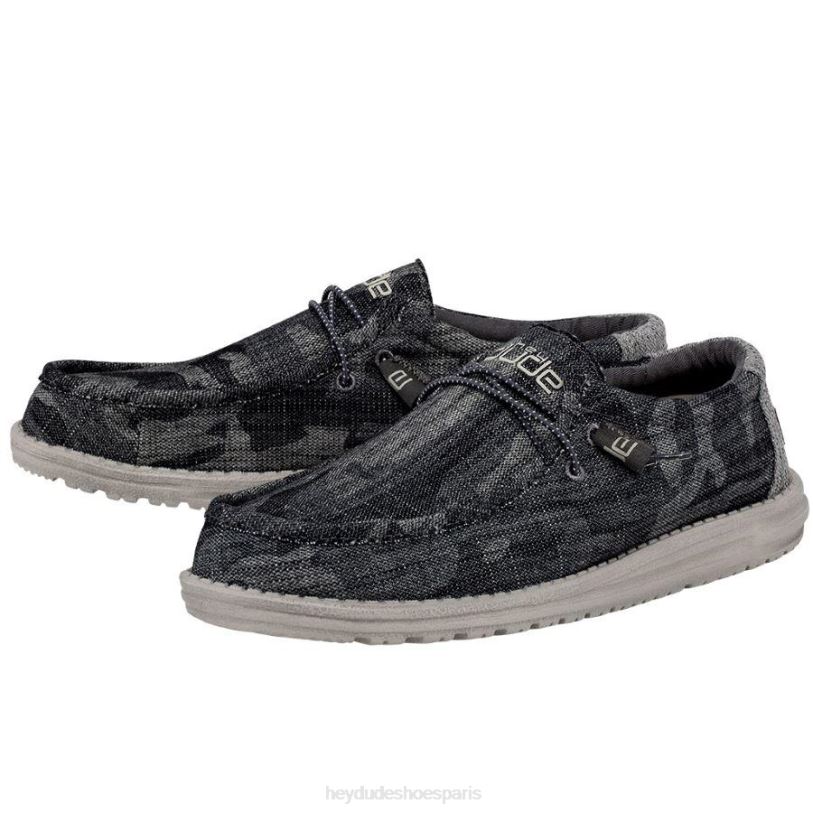 Hey Dude Hommes Wally Z628B460 chaussures tweed camouflage