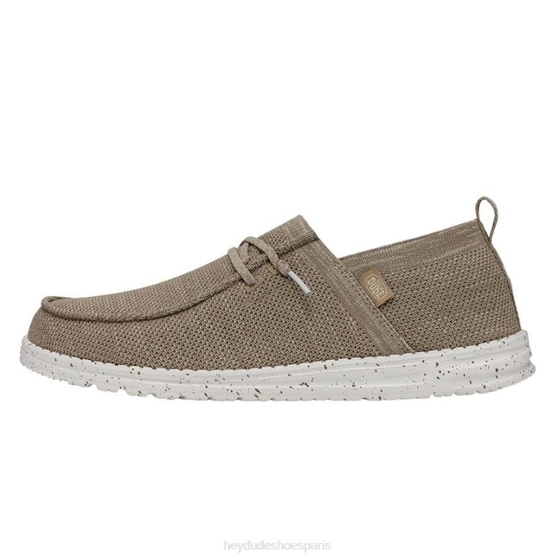 Hey Dude Hommes Wally auréole Z628B473 chaussures taupe