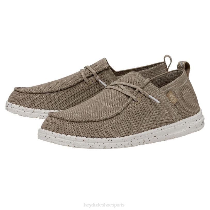 Hey Dude Hommes Wally auréole Z628B473 chaussures taupe