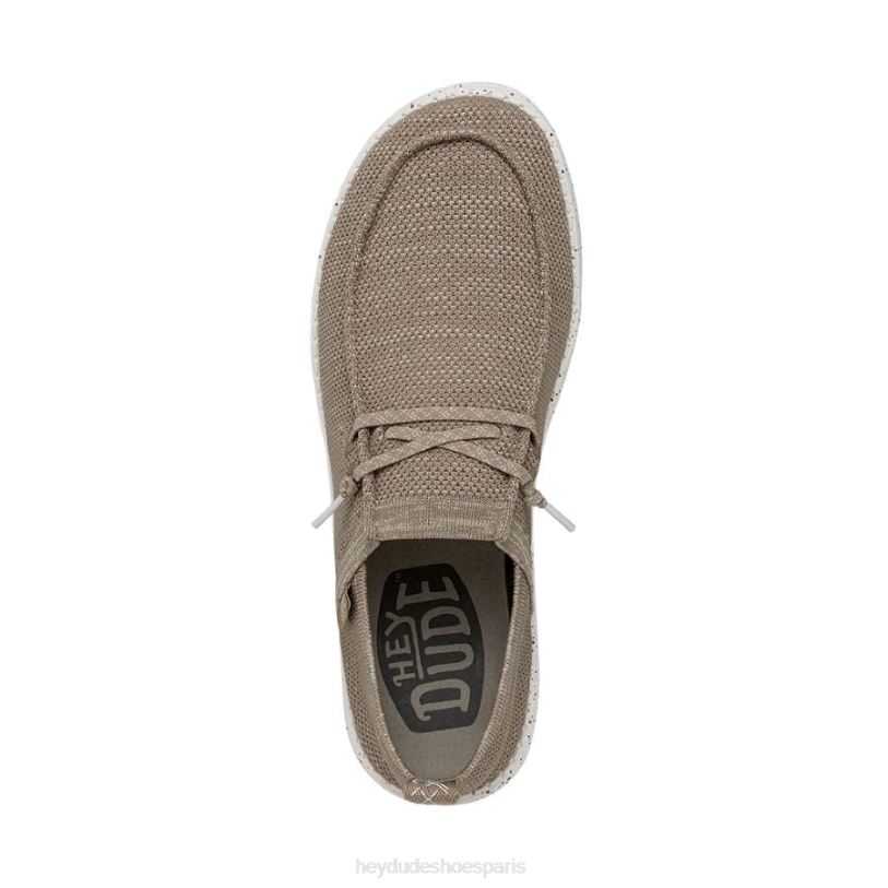 Hey Dude Hommes Wally auréole Z628B473 chaussures taupe