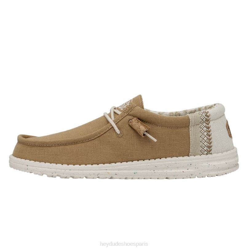 Hey Dude Hommes Wally casse le point Z628B356 chaussures ocre