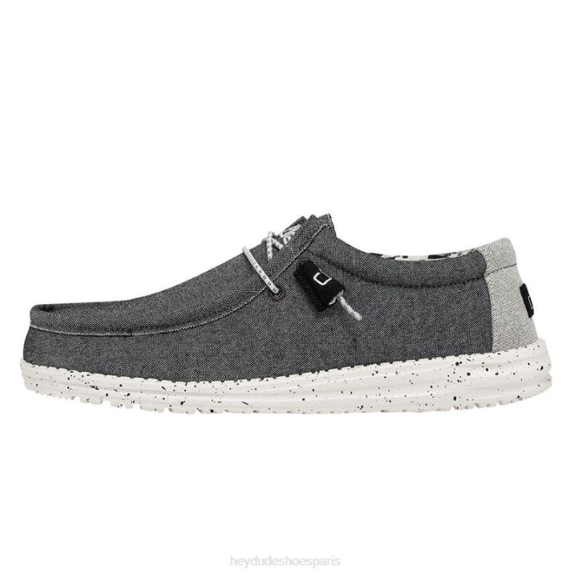 Hey Dude Hommes Wally s'étire Z628B315 chaussures noir opale