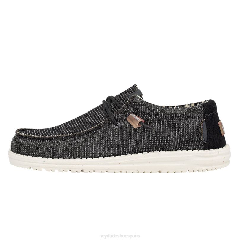 Hey Dude Hommes tricot wally Z628B464 chaussures charbon