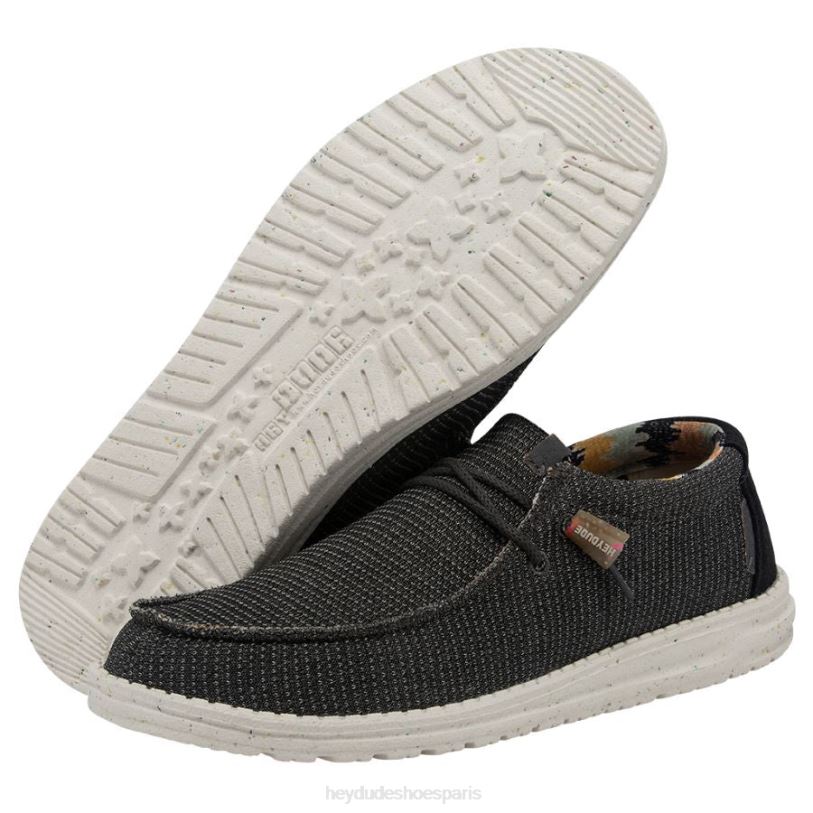 Hey Dude Hommes tricot wally Z628B464 chaussures charbon