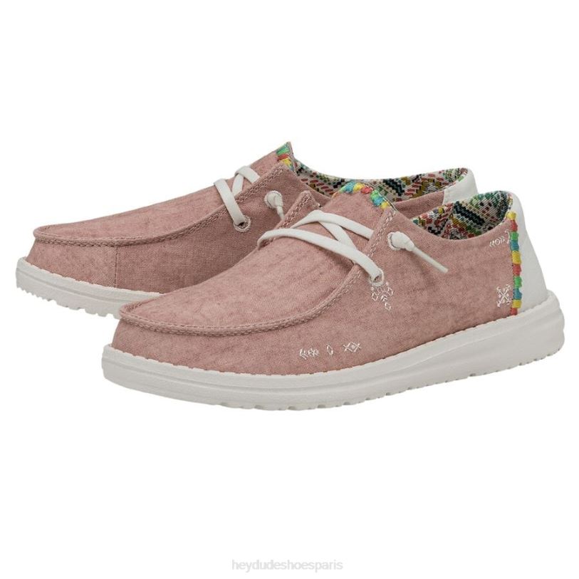 Hey Dude Hommes Wendy Bohème Z628B64 chaussures rose