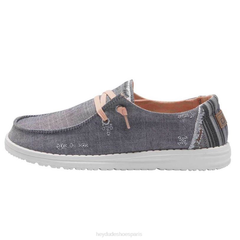 Hey Dude Hommes Wendy Bohème Z628B68 chaussures gris