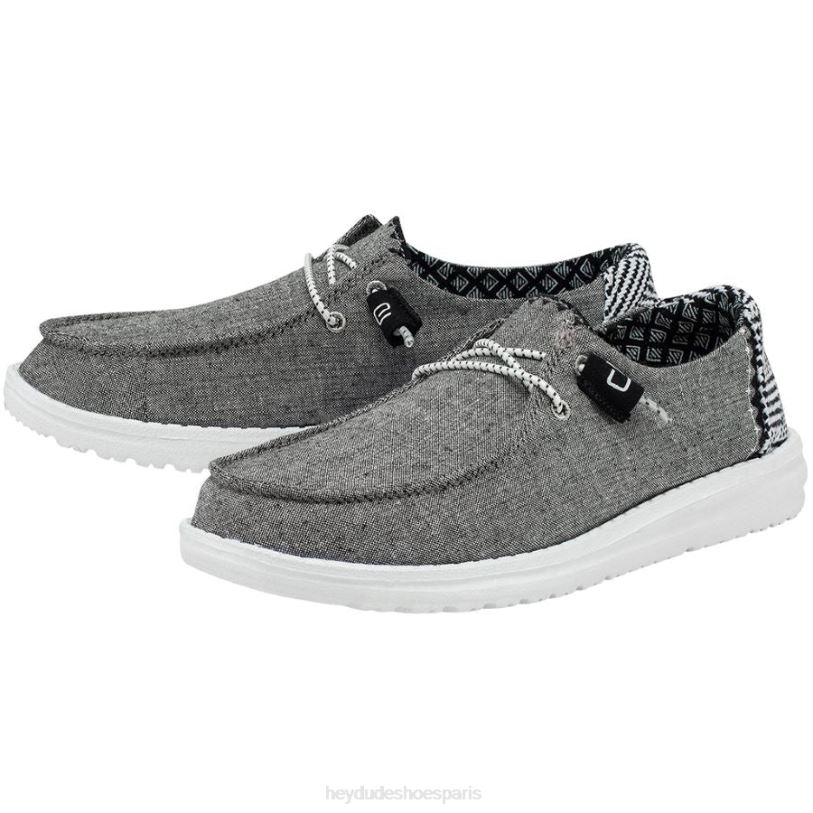 Hey Dude Hommes Wendy Chambray Z628B94 chaussures onyx