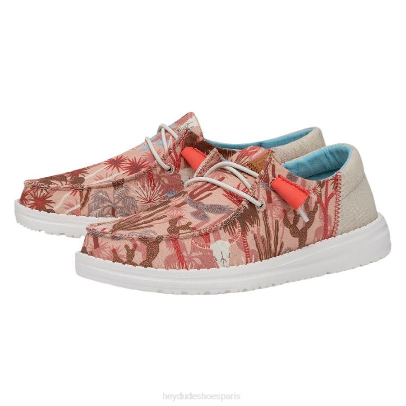 Hey Dude Hommes Wendy Funk Oasis Z628B12 chaussures rose