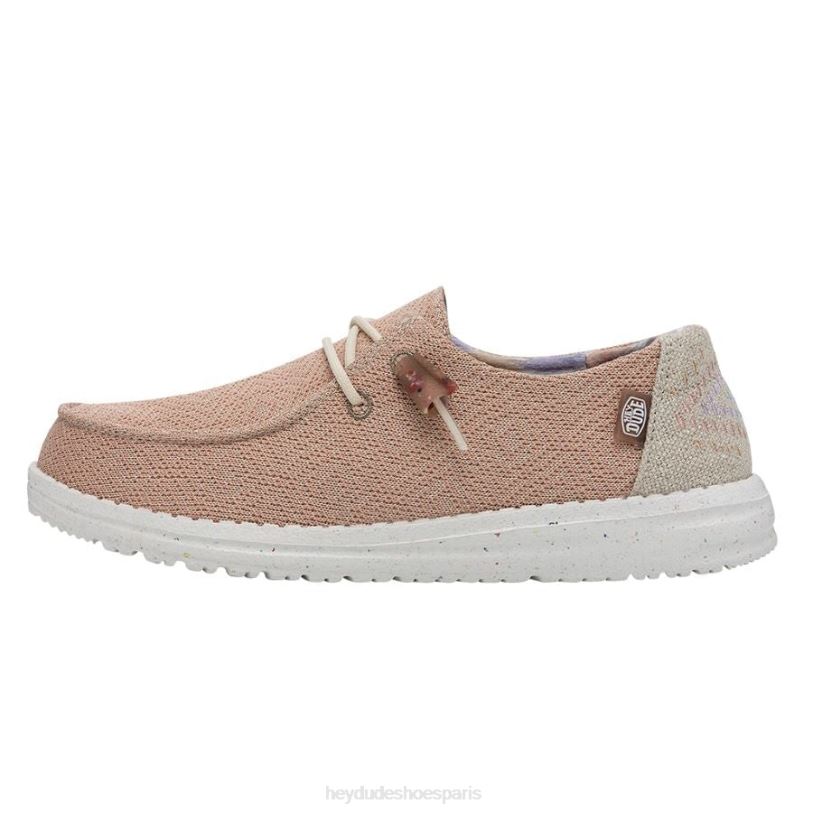 Hey Dude Hommes Wendy Knit II Z628B55 chaussures sel rose