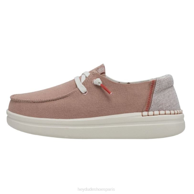 Hey Dude Hommes Wendy Rise en chambray Z628B153 chaussures rose