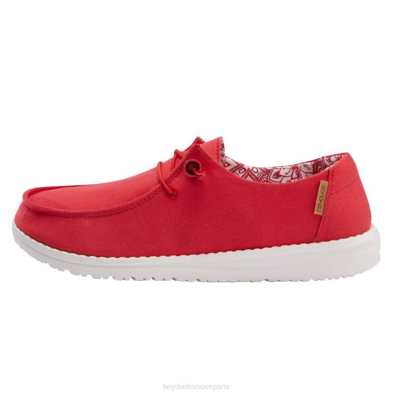 Hey Dude Hommes Wendy Z628B82 chaussures rouge