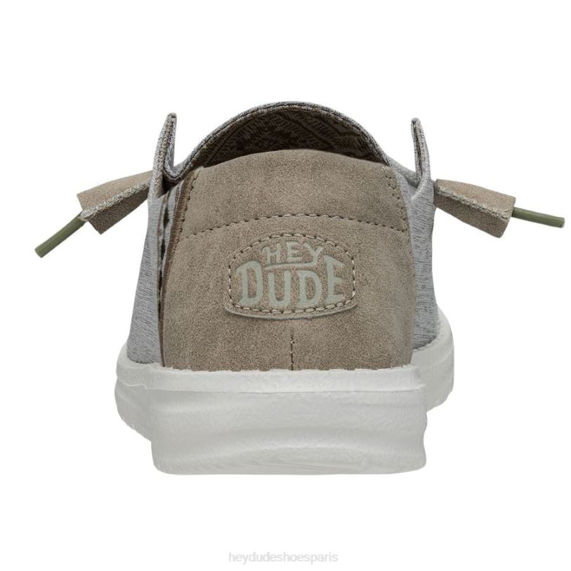 Hey Dude Hommes Wendy occidental Z628B19 chaussures gris