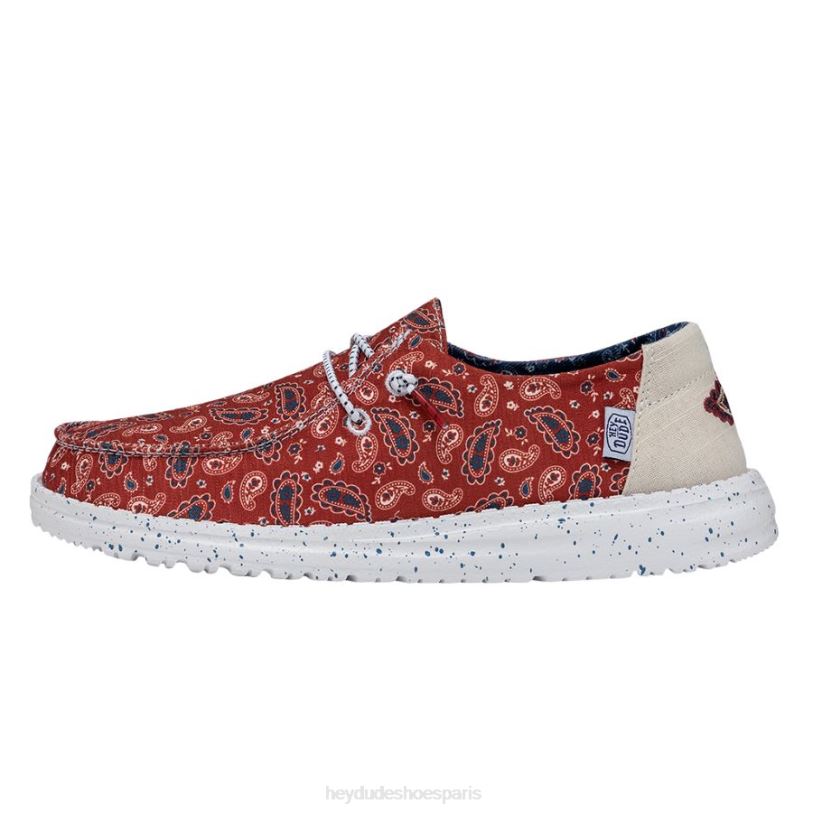 Hey Dude Hommes Wendy patriotique Z628B16 chaussures bandana américain