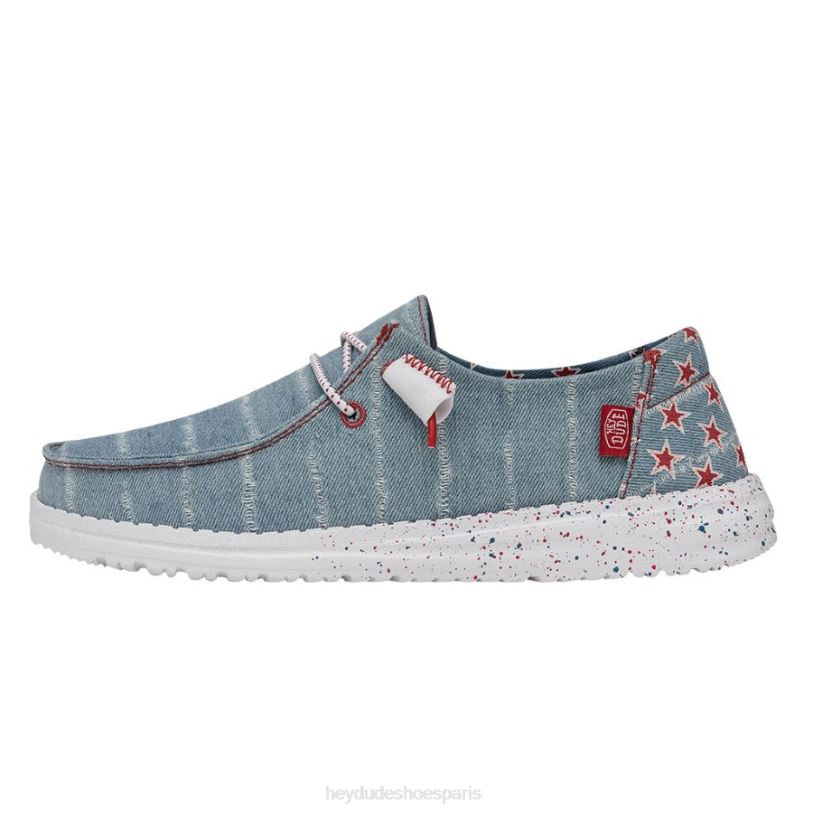 Hey Dude Hommes Wendy patriotique Z628B213 chaussures étoile en jean