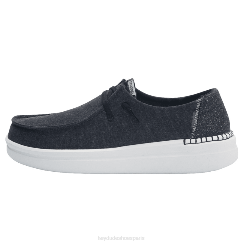 Hey Dude Hommes Wendy se lève Z628B179 chaussures noir