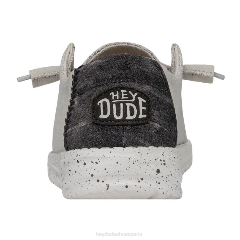 Hey Dude Hommes Wendy tissé Z628B143 chaussures gris clair