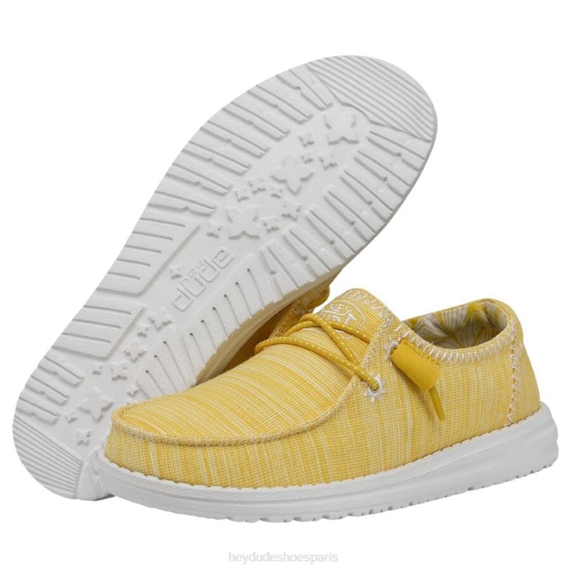 Hey Dude Hommes Wendy étoile Z628B144 chaussures jaune empire