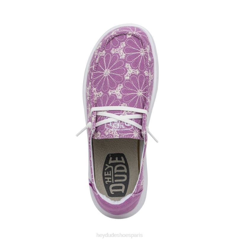 Hey Dude Hommes oeillet Wendy Rise Z628B150 chaussures violet